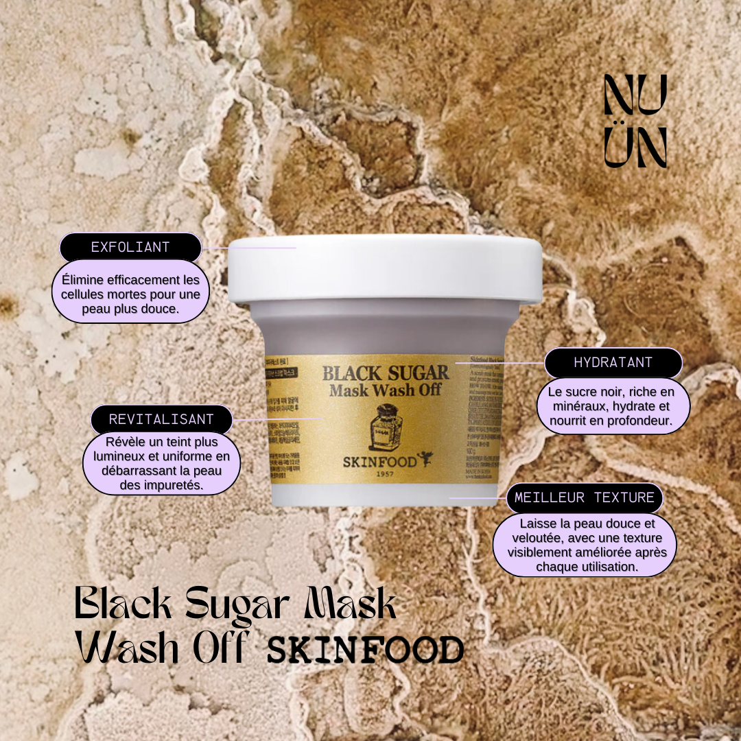 SKINFOOD Black Sugar Mask Wash Off