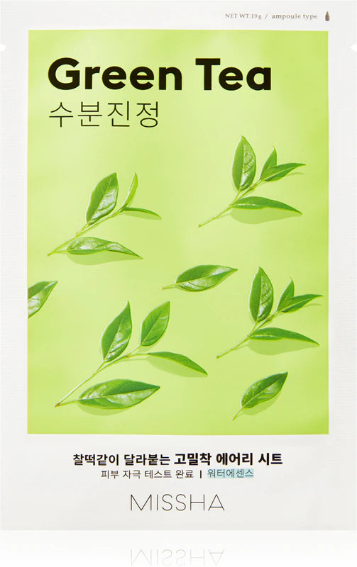 MISHA Green tea Masque hydratant à la Centella Asiatica