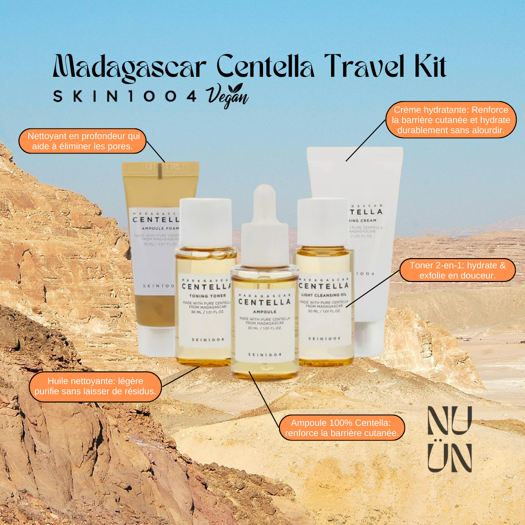 Madagascar Centella Travel Kit