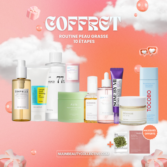 Coffret Routine Peau Grasse – 10 étapes
